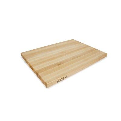 John Boos BoosBlock® R-Board Series Reversible Cutting Board Wood in Brown/Red | 18 W in | Wayfair R02