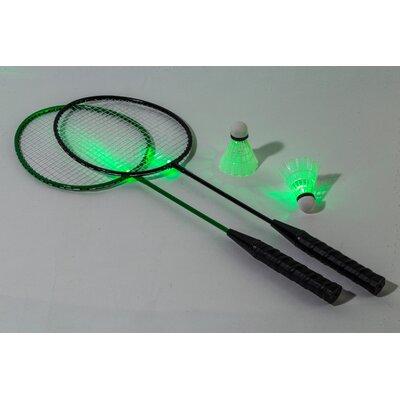 Franklin Sports 2 Player Badminton LED Racket Plastic in Black | 0.98 H x 8.47 W x 26.77 D in | Wayfair 52624