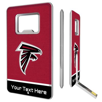 Atlanta Falcons Personalized Credit Card USB Drive & Bottle Opener
