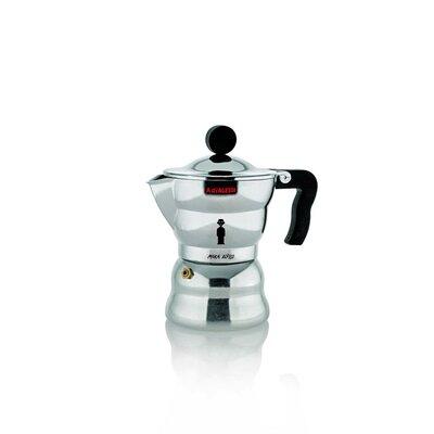 Moka Alessi Espresso Coffee Maker, Resin in Black/Brown/Gray | 6.46 H x 3.75 W x 3.75 D in | Wayfair AAM33/3