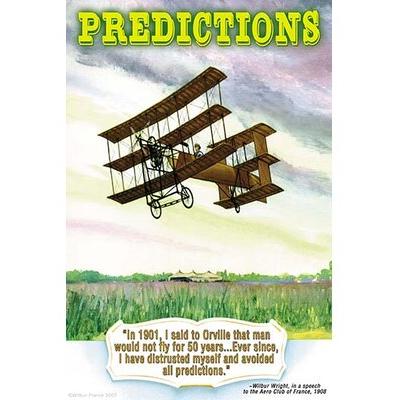 Buyenlarge 'Predictions' by Wilbur Pierce Vintage Advertisement in Brown/Green | 36 H x 24 W x 1.5 D in | Wayfair 0-587-22206-9C2436